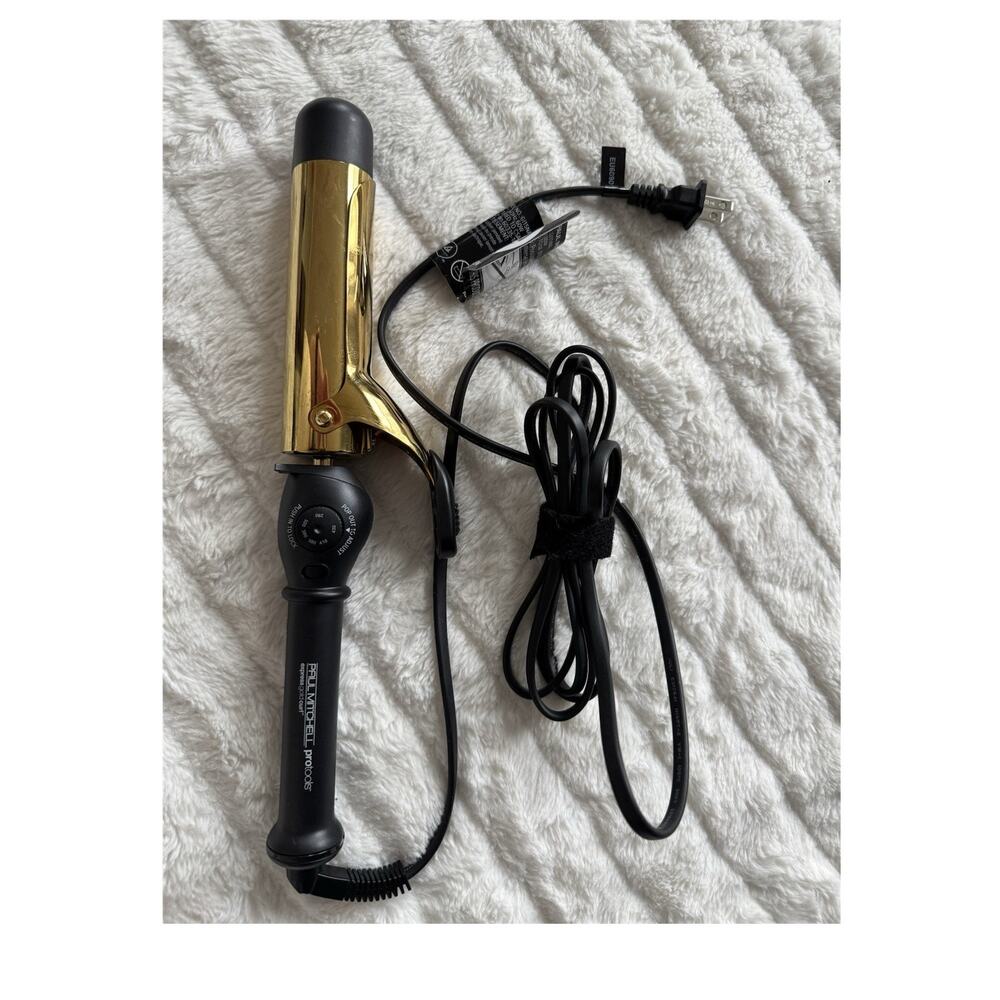 Paul Mitchell Pro Tools Express Gold Curl 1.5 in Ceramic Iron 430°F 5-Heat